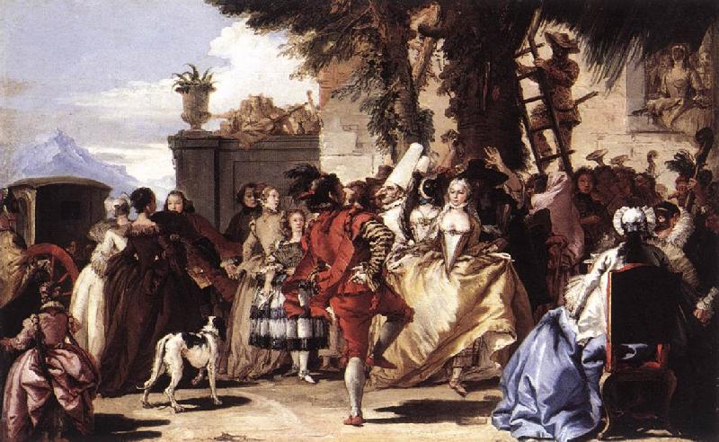 TIEPOLO, Giovanni Domenico Ball in the Country sg